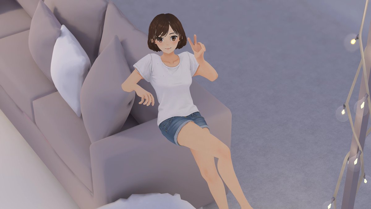 첫 빌드를 마치고 VRChat에 들어가 풀트래킹으로 찍은 셀피