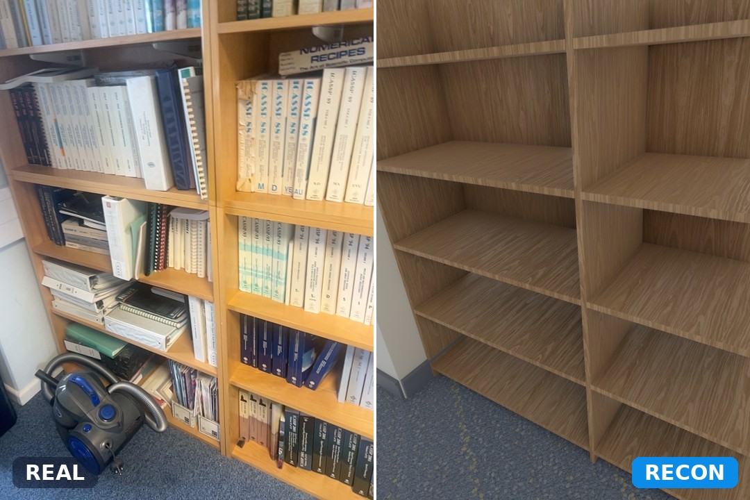 The Library. 선반과 책이 있는 공간의 재구성.