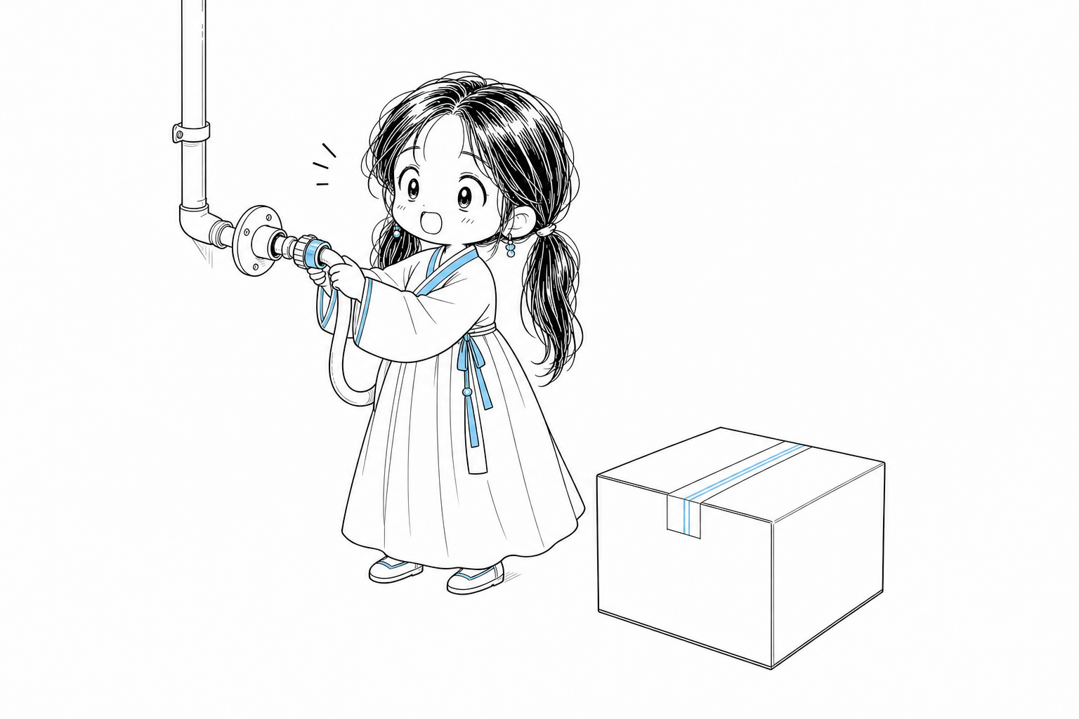 새 런타임을 설치하는 대신 이미 깔려 있는 Codex에 배관을 연결하는 모습. 상자는 뜯지 않은 채 그대로 놓여 있다