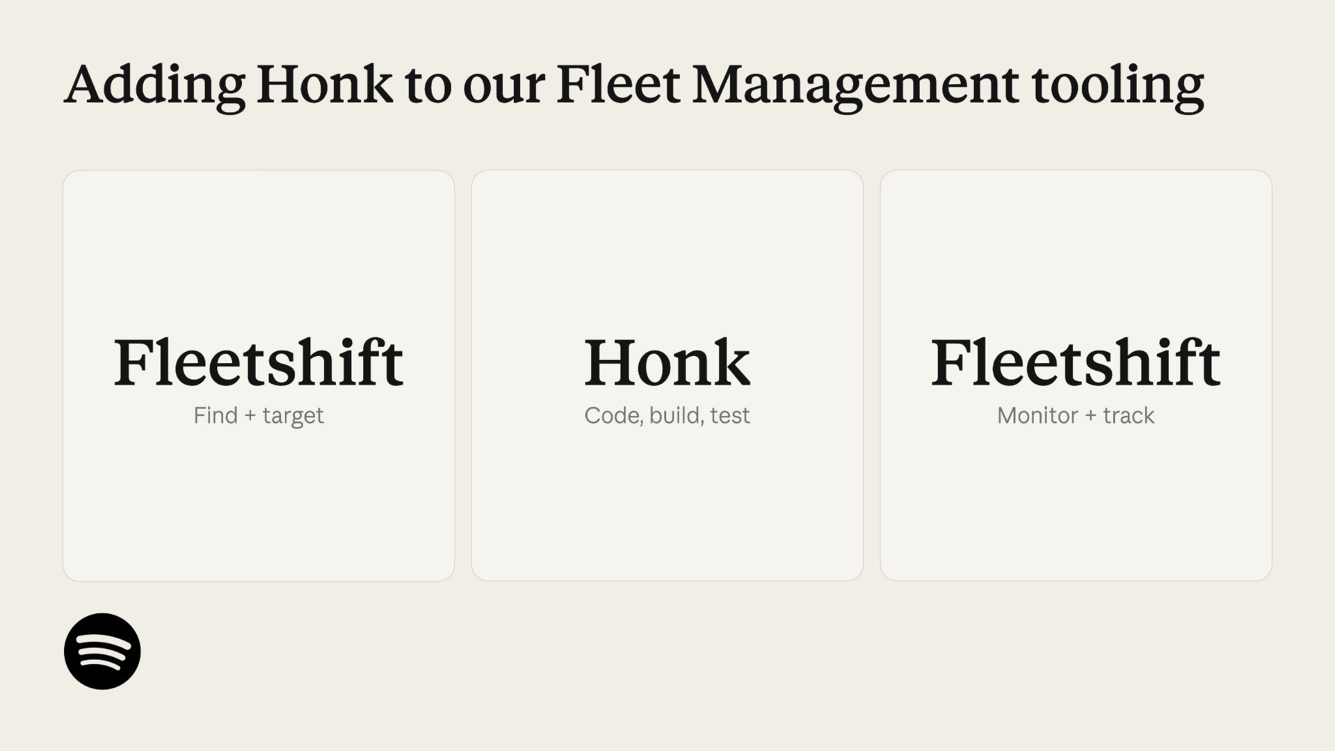 Honk를 Fleet Management에 끼워 넣는 구조