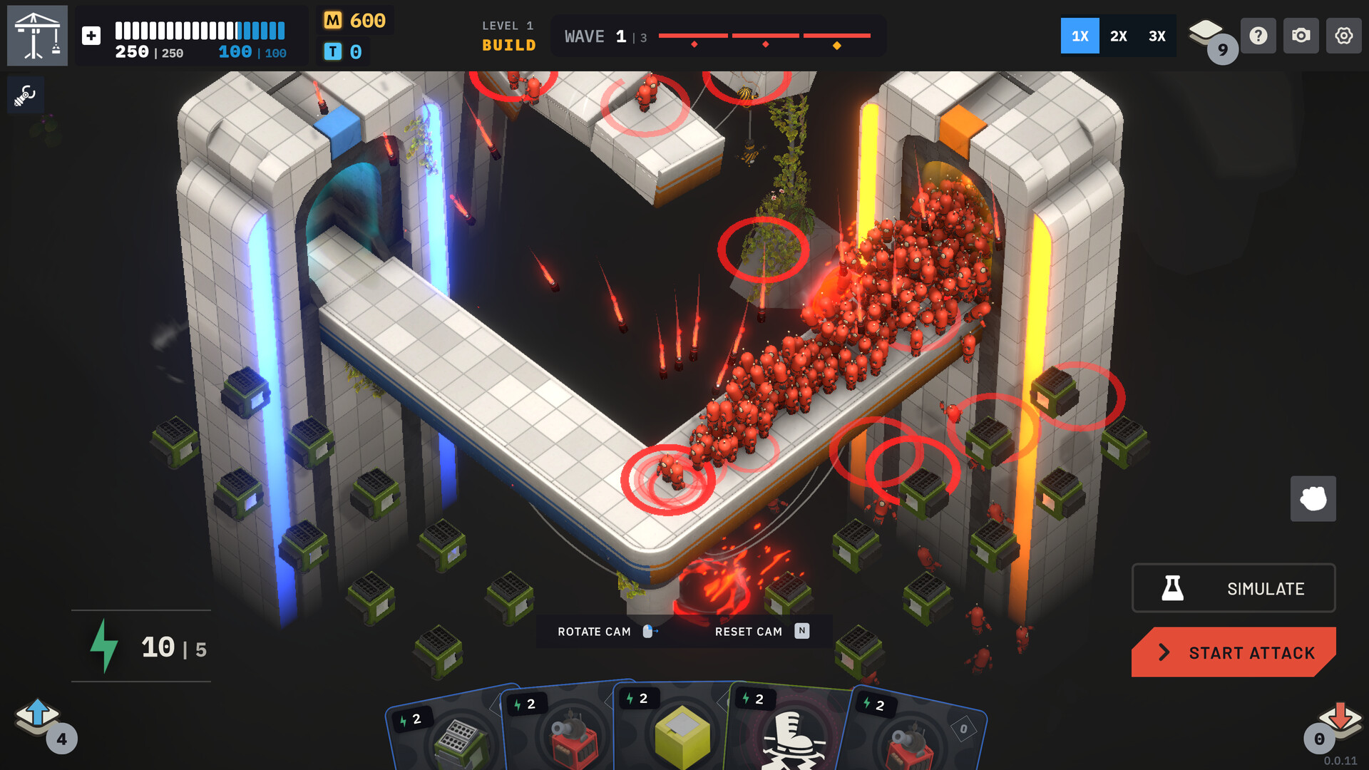Steam 창작마당과 연결되는 레벨 편집기. 75,000 축하 영상이 이 화면 안에서 만들어졌다. Steam 상점 스크린샷.
